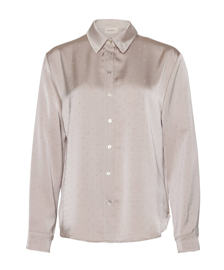 Dames pyjamatop beige