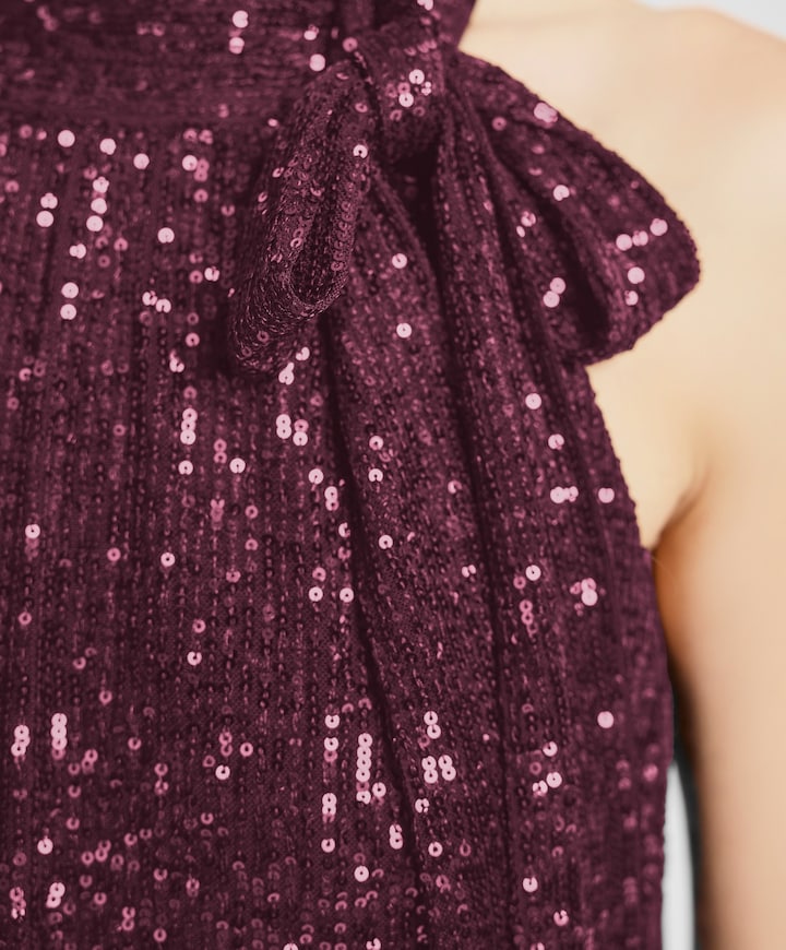 dames jumpsuit bordeaux
