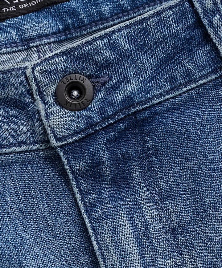 2816 Loose Wide Fit jeans blauw