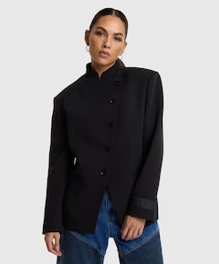 Dames blazer zwart