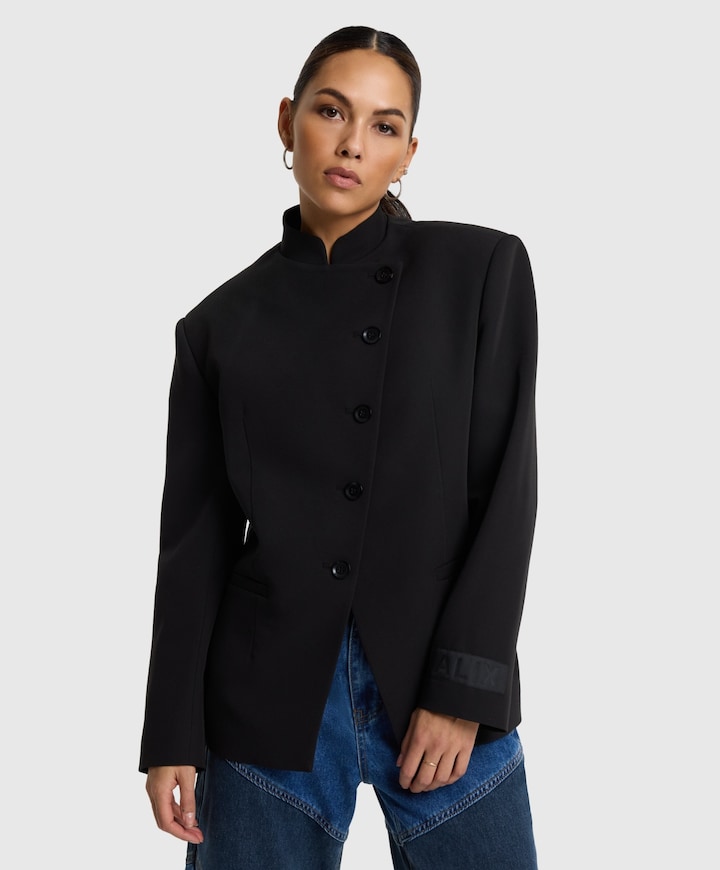 Dames blazer zwart