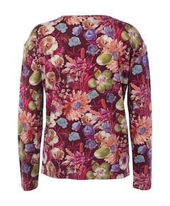 Dames pyjamatop bordeaux