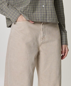 Brave barrel leg dames jeans beige
