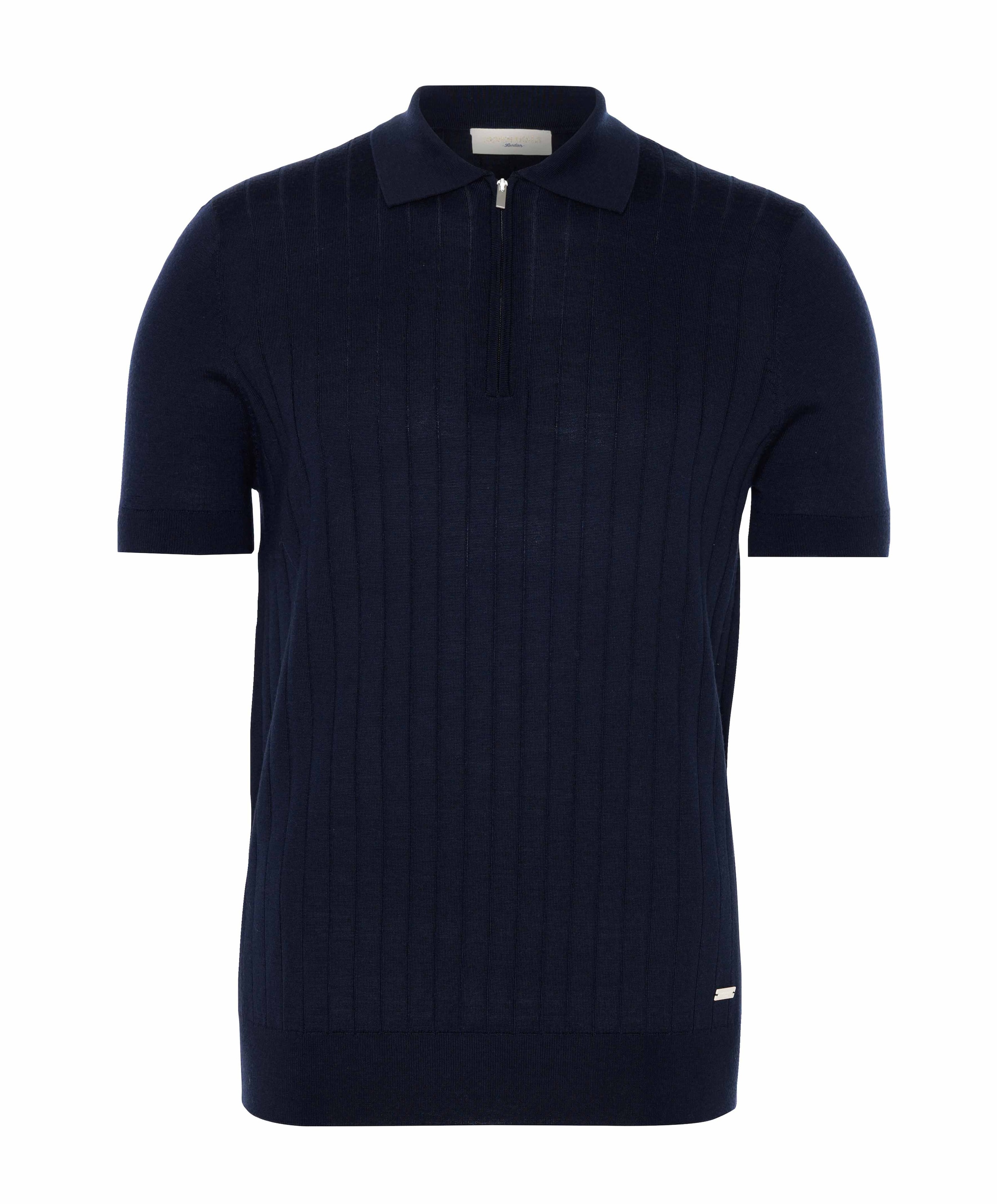 Heren polo blauw