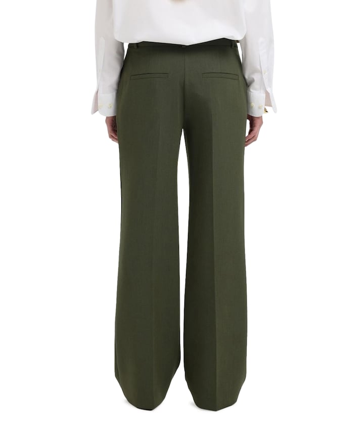 SLFRITA MW WIDE MEL NOOS broek groen