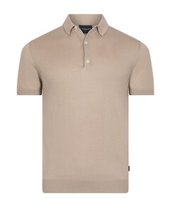 Heren polo beige