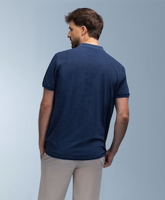 Heren polo blauw