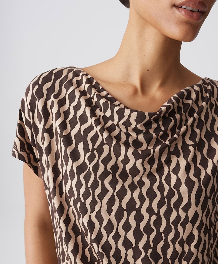 Dames T-shirt beige