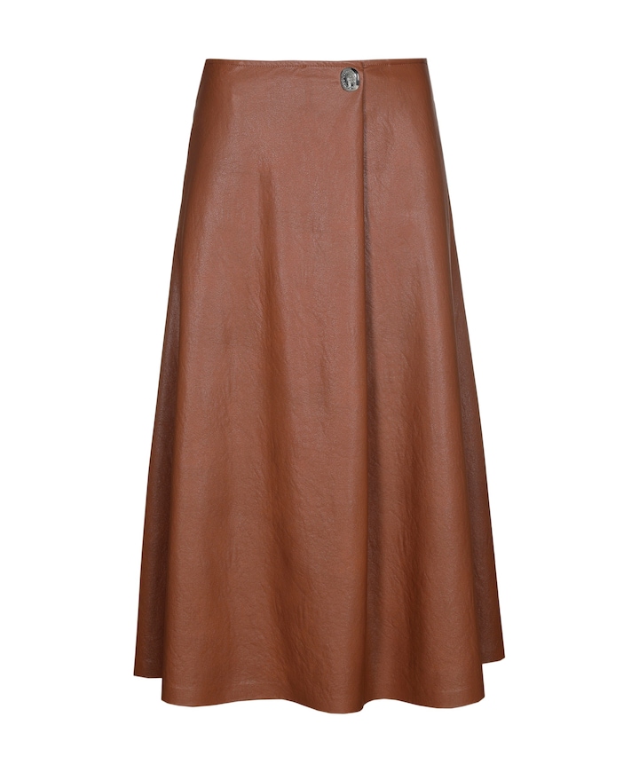 Dames rok bruin