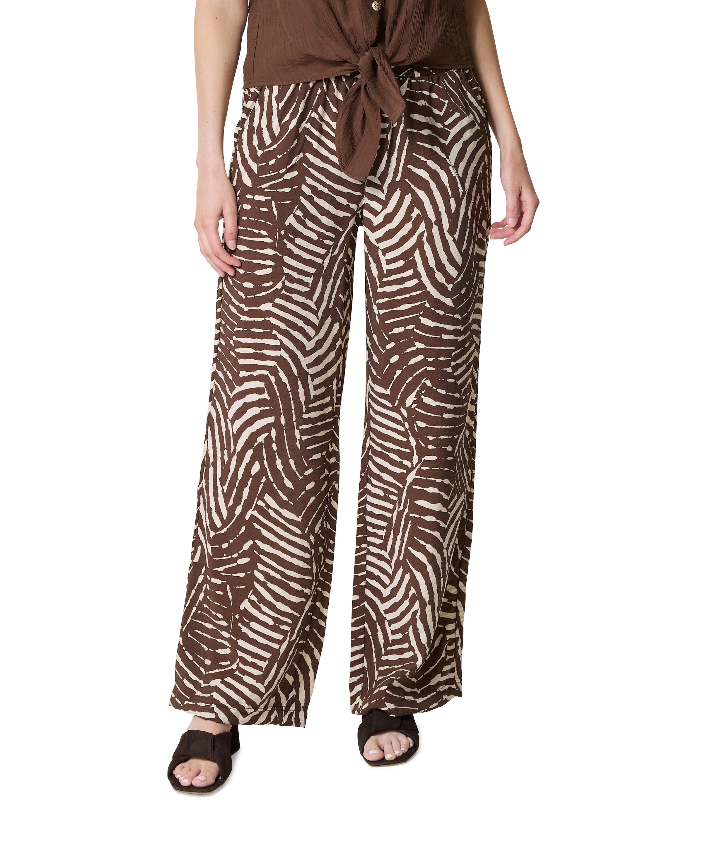 CONTOUR dames broek bruin