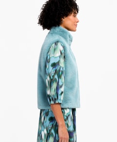 Dames gilet blauw