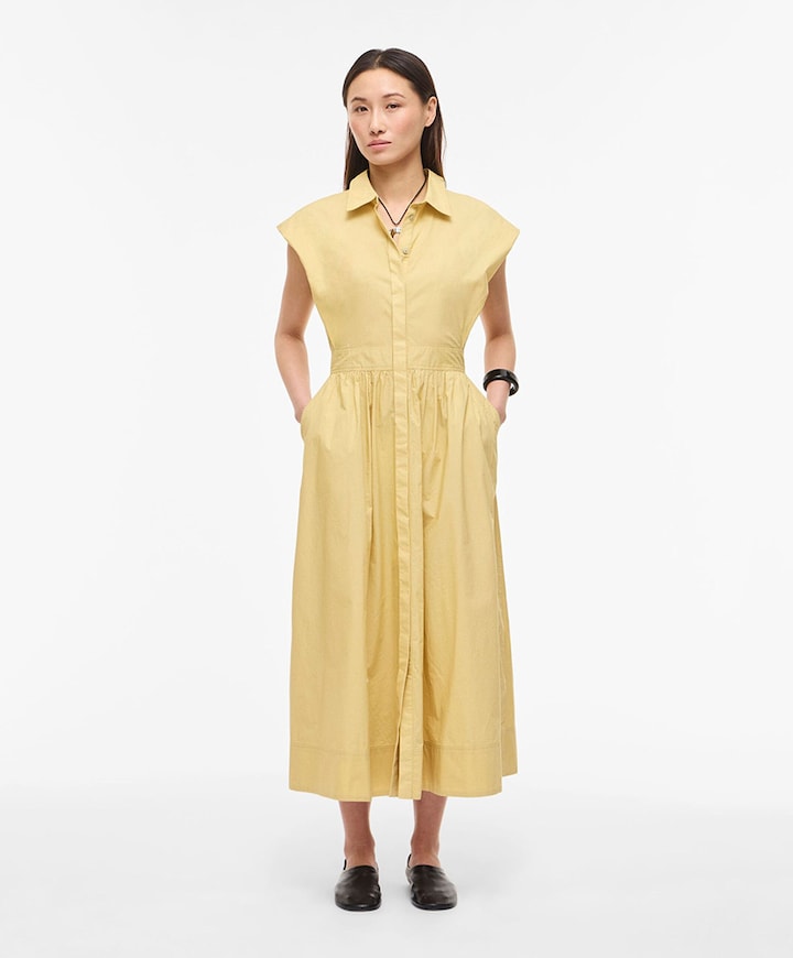Dames jurk geel