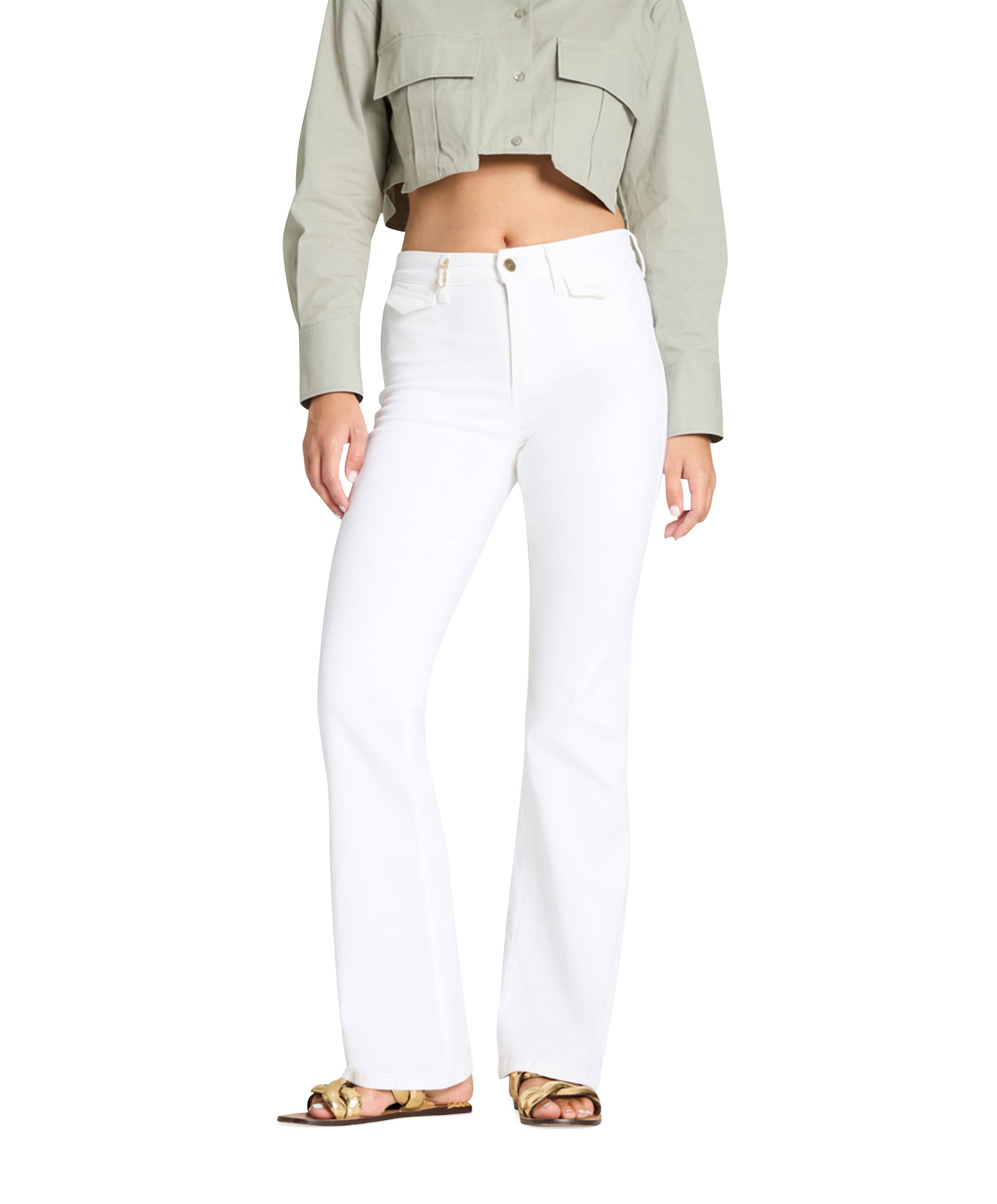 Fabienne pocket dames jeans wit