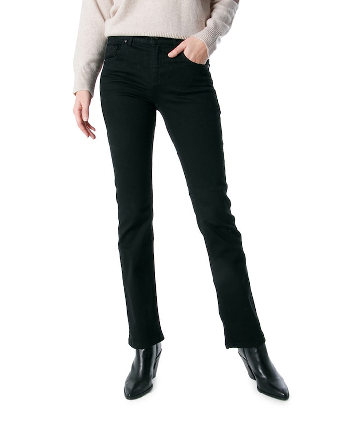Leni dames jeans zwart