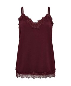 Dames top bordeaux