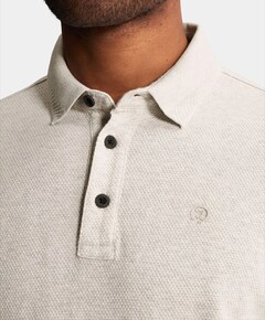 Heren polo grijs