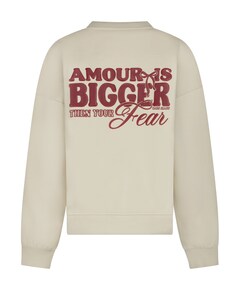 Meisjes sweater beige