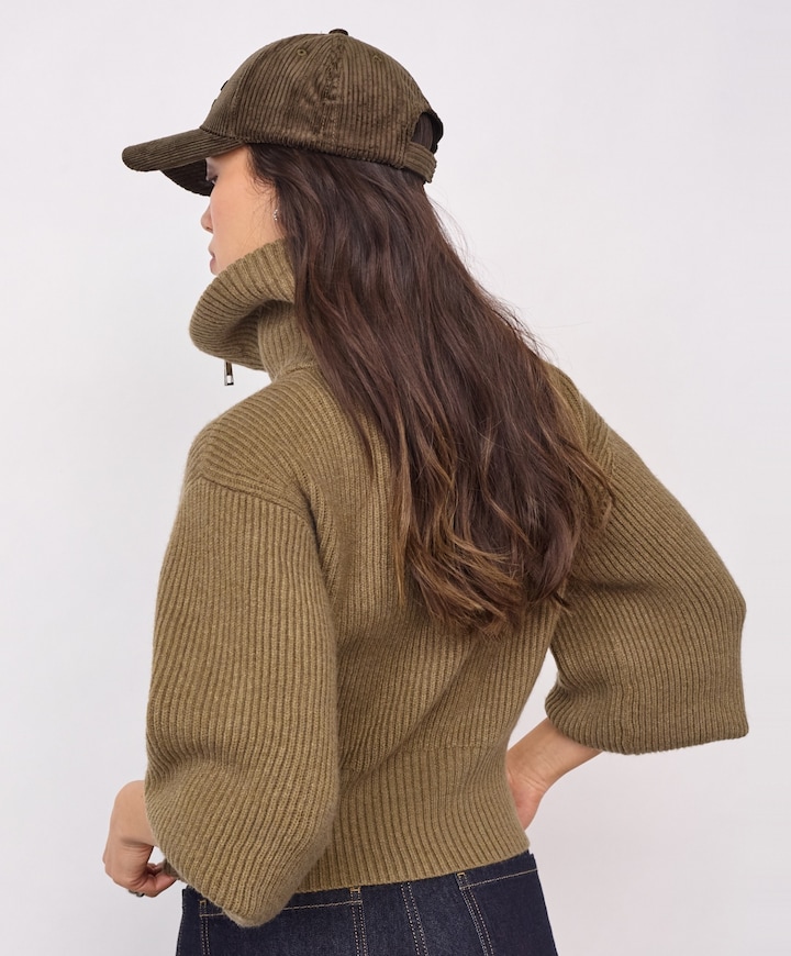 Dames vest groen