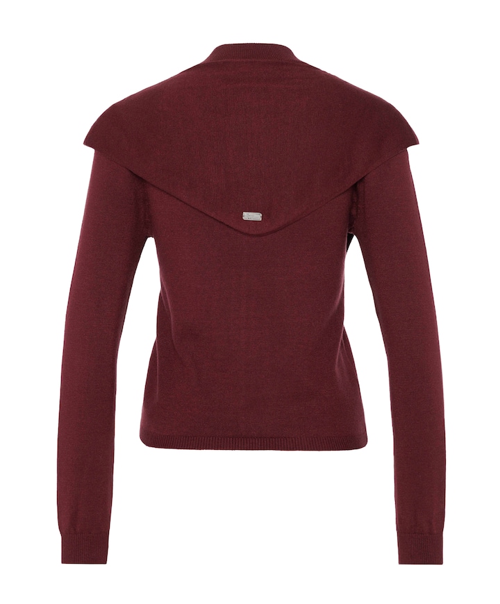 Dames vest bordeaux