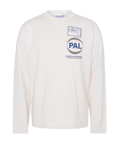 Heren longsleeve ecru
