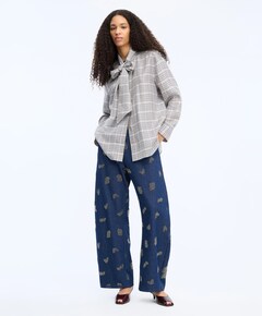 Dames blouse blauw