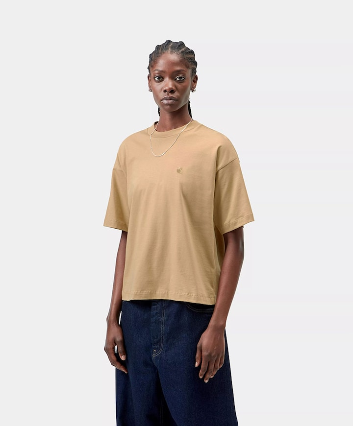 Dames T-shirt beige