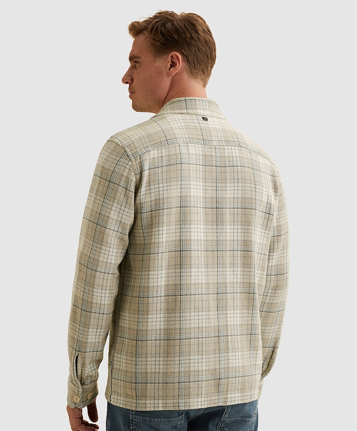 Heren overshirt beige