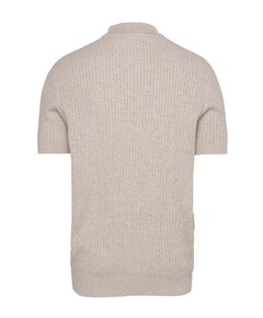 Heren polo beige