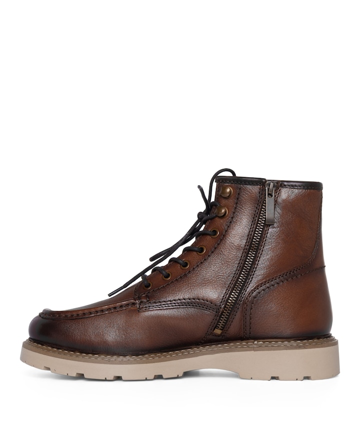 heren veterboots bruin