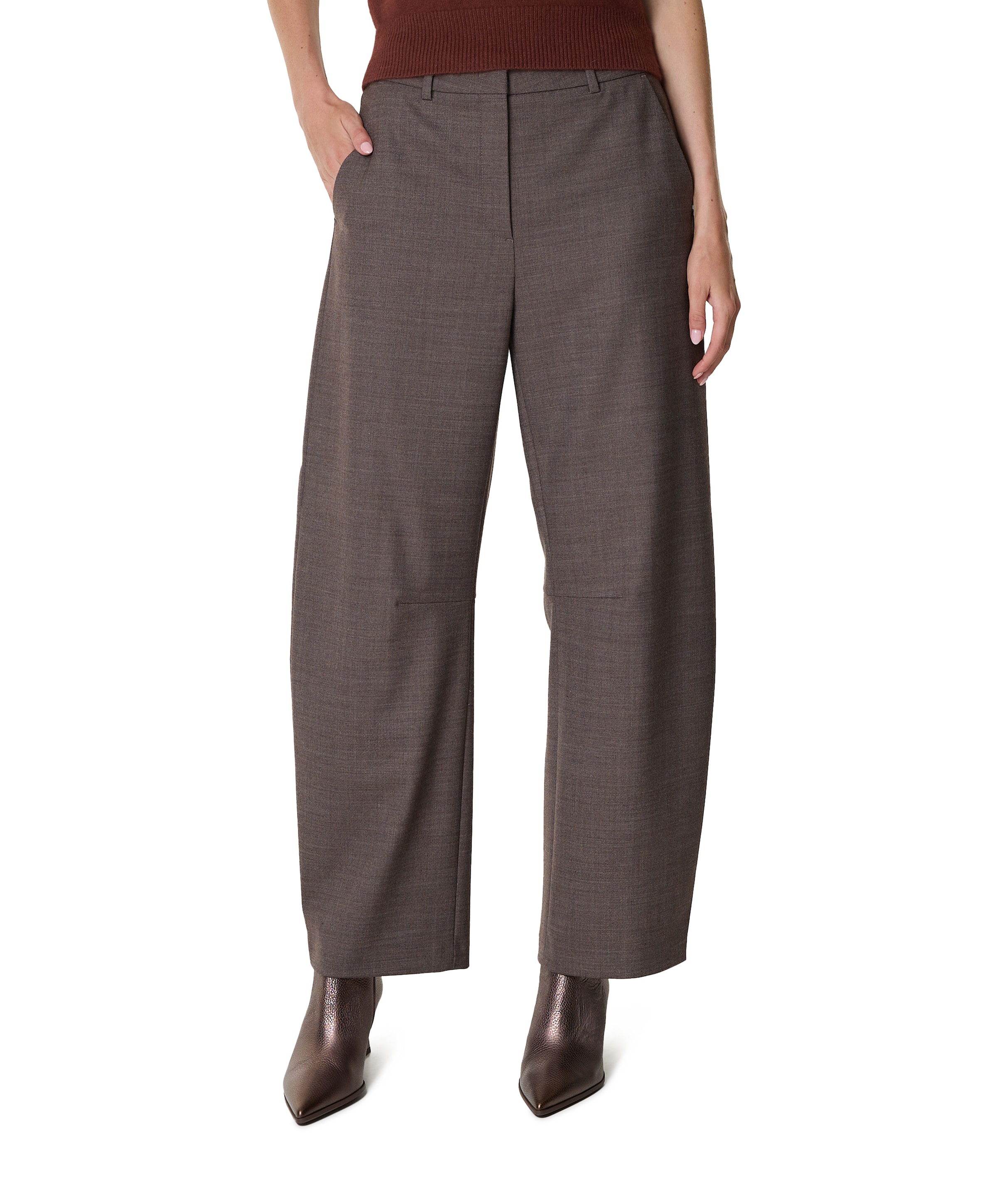 Edita dames broek bruin