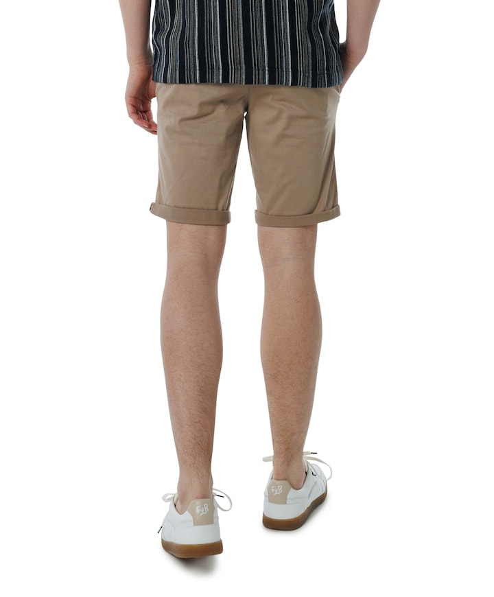 Bermuda Plain Chino korte broek beige