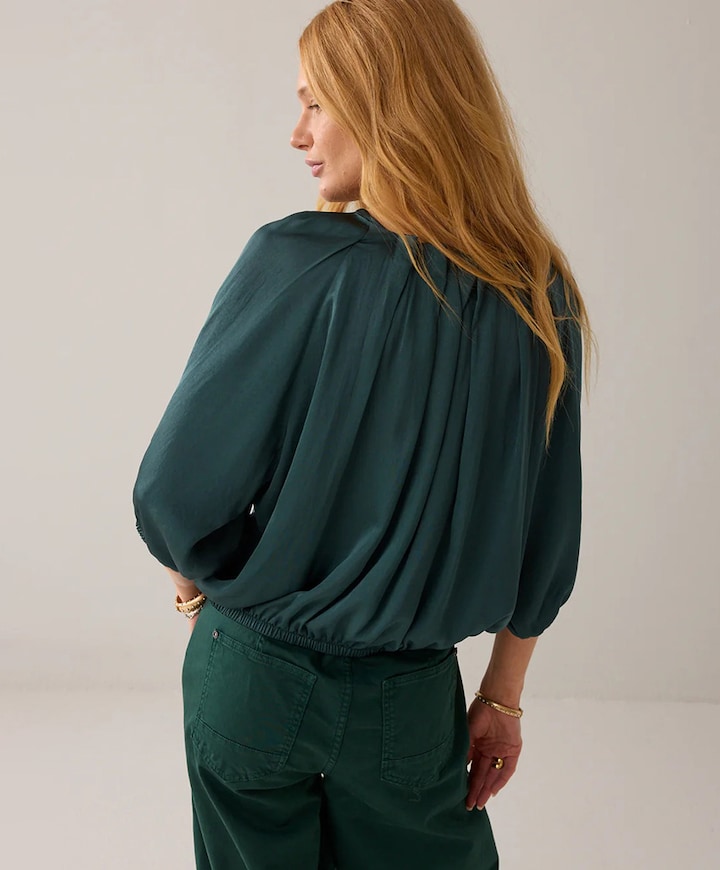 Dames blouse groen