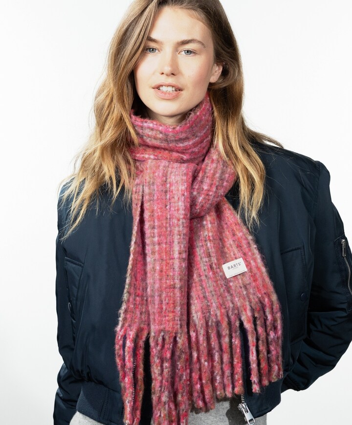 Dames sjaal roze