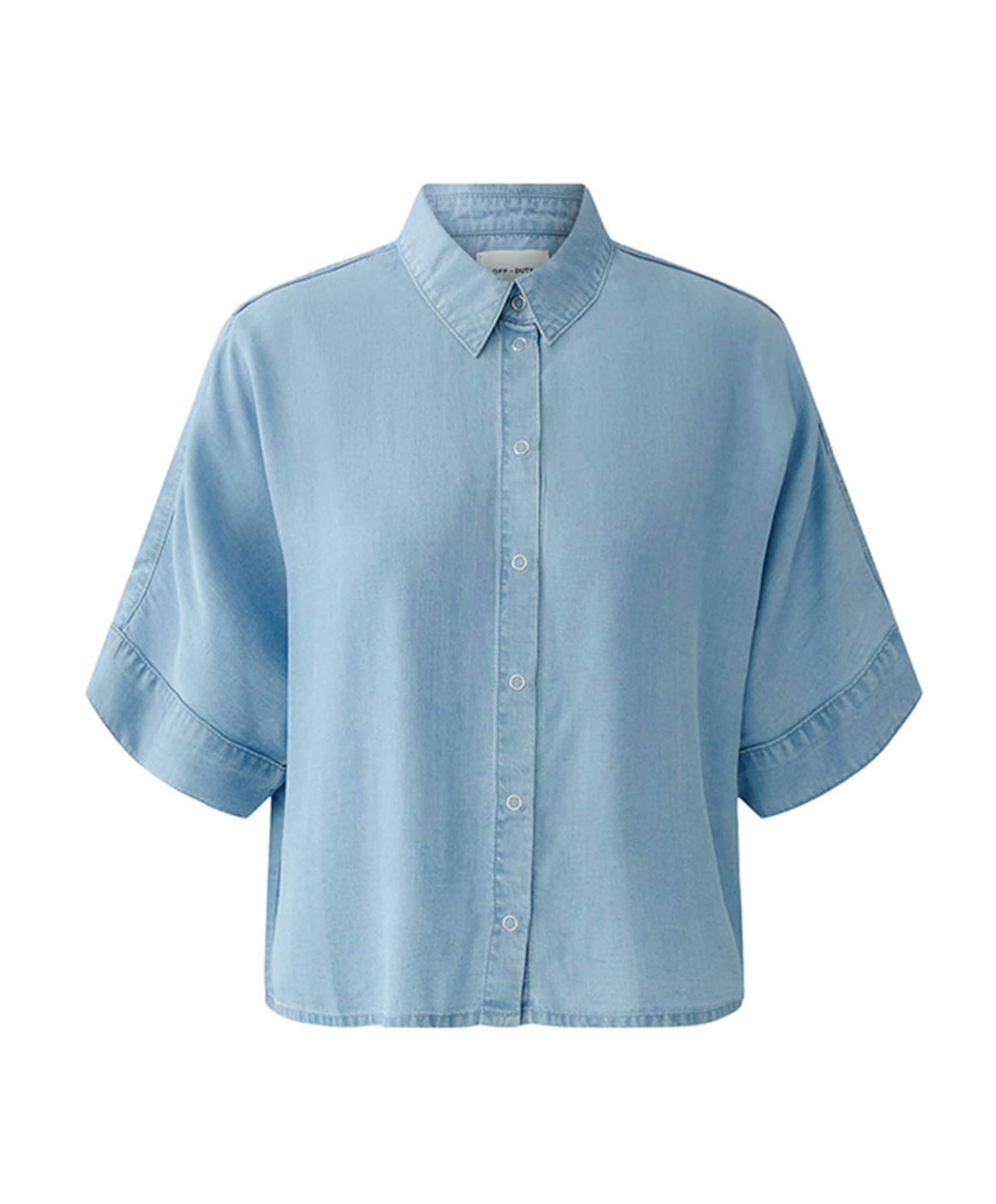 Dames blouse blauw