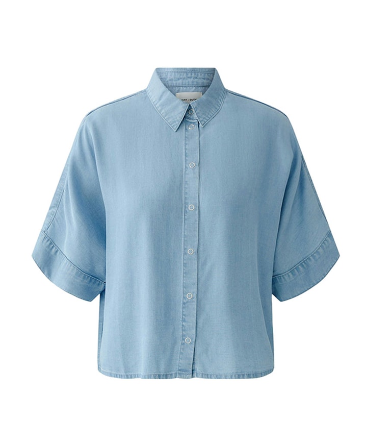 Dames blouse blauw