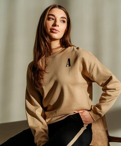 Dames sweater beige