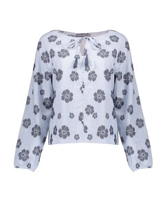 Dames blouse blauw
