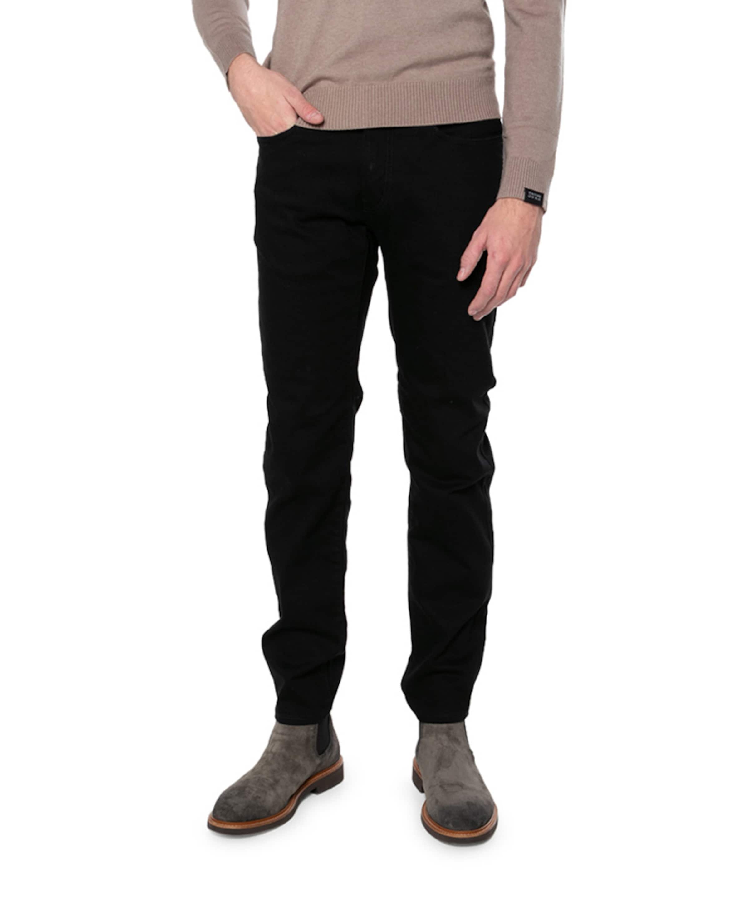 Lyon Tapered heren jeans zwart