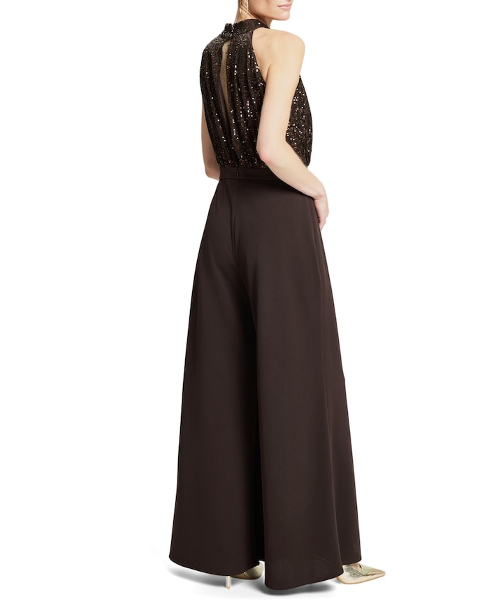 dames jumpsuit bruin