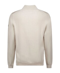 Trui met rits beige