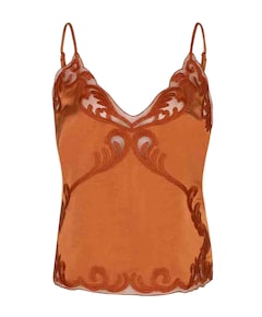Dames top oranje