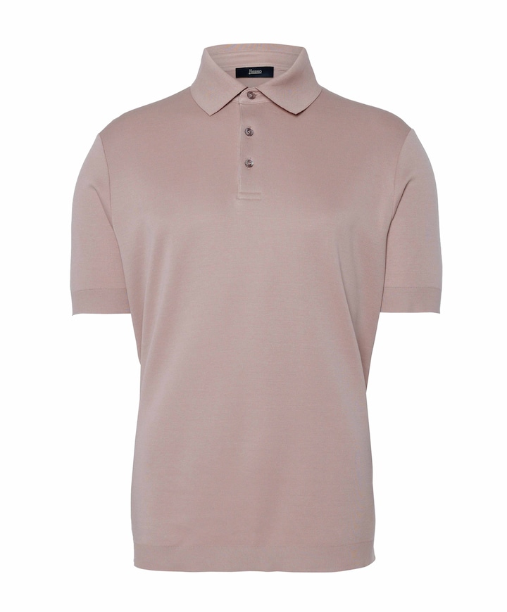 Heren polo roze