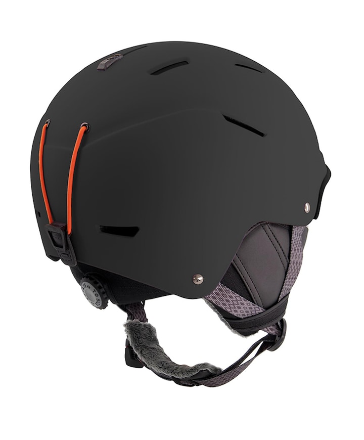 Skihelm uniseks zwart