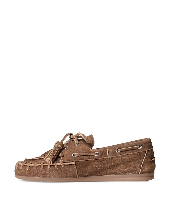 Boat loafer dames loafers bruin