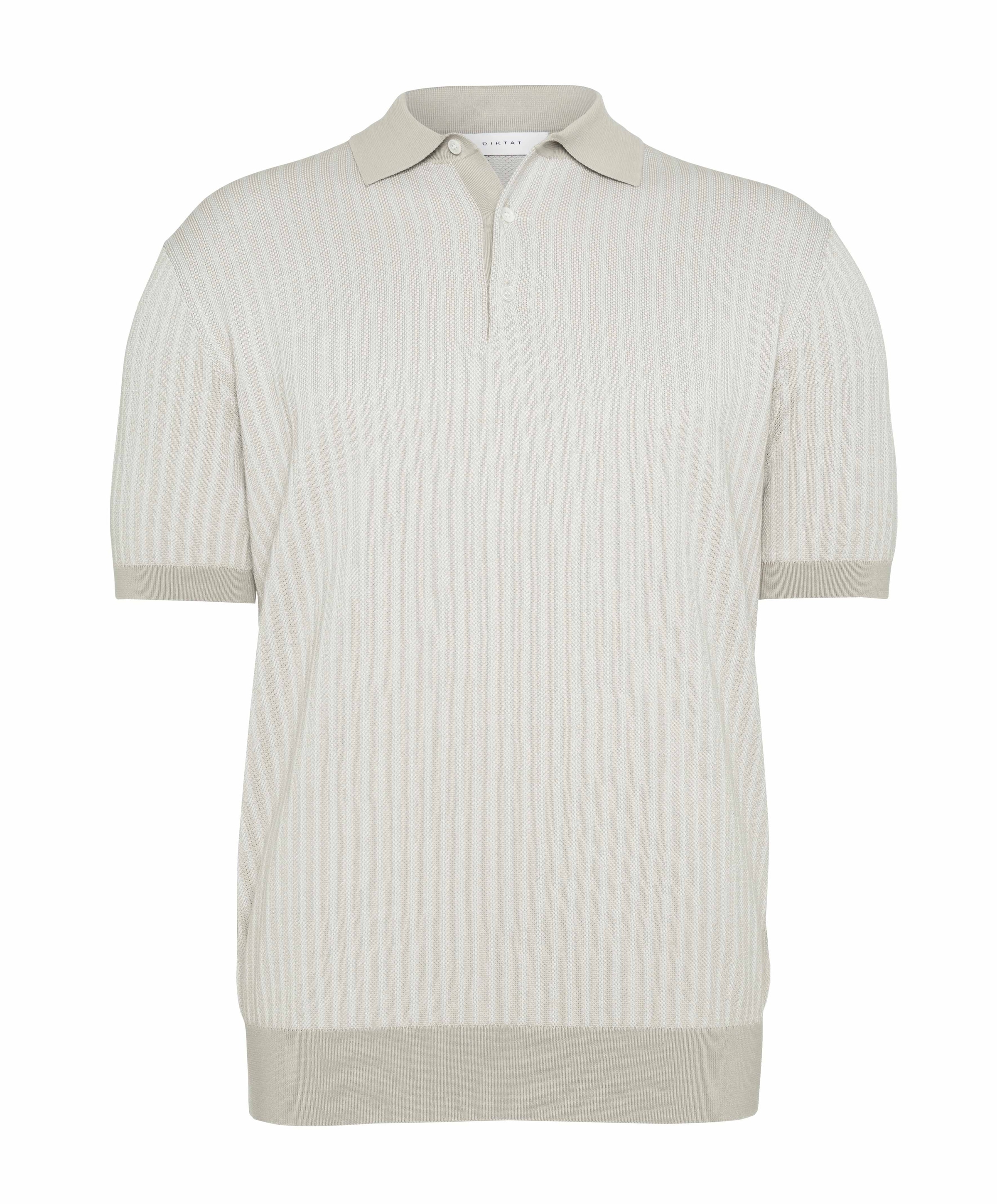Heren polo beige