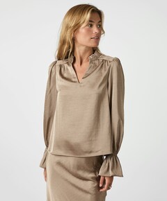 Dames blouse beige