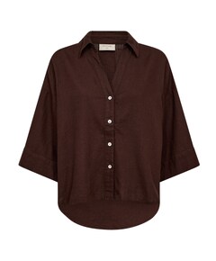 Dames blouse bruin