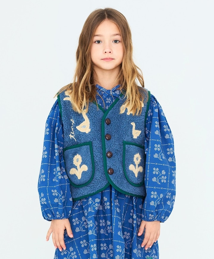 Uniseks gilet  blauw