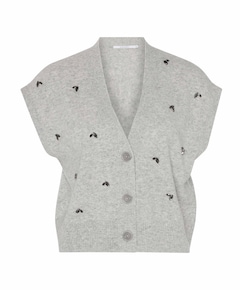 Dames gilet grijs