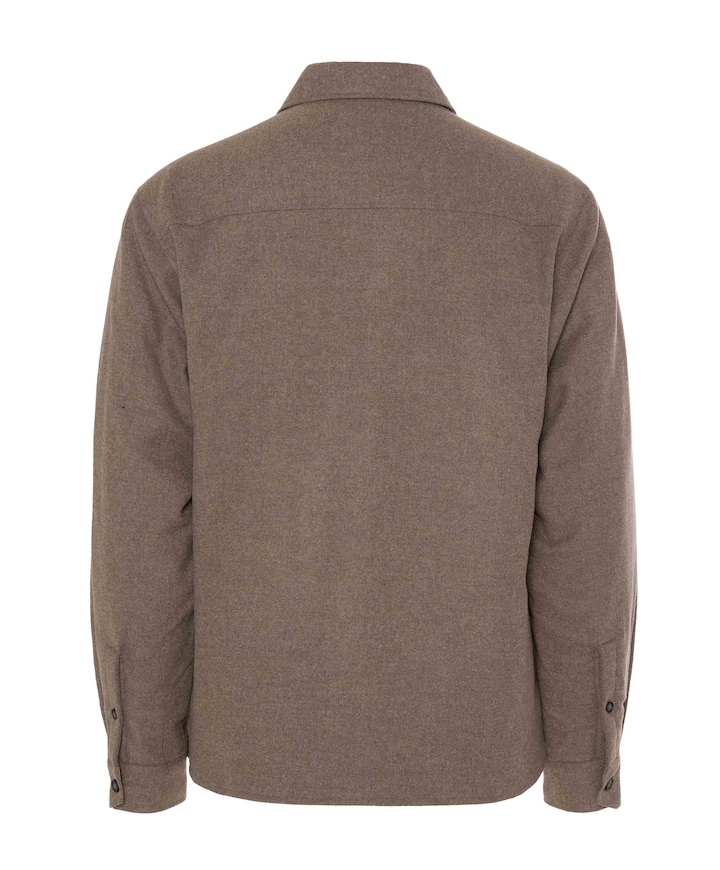 Heren overshirt bruin